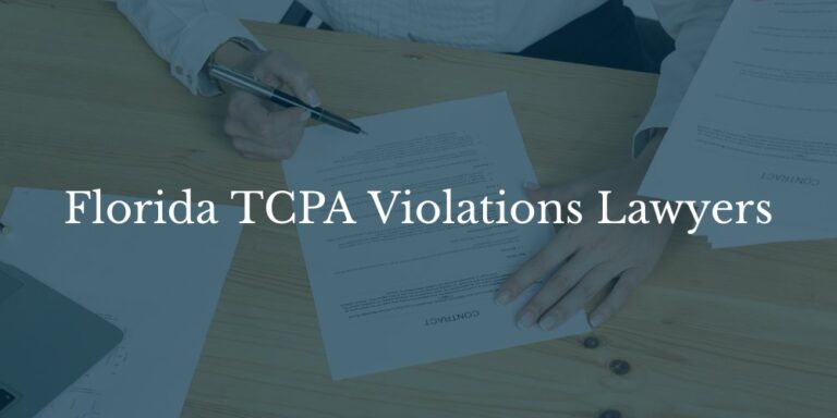 Florida TCPA Violations Attorney | Telephone Consumer Protection Act